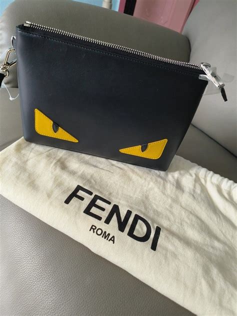 fendi eye clutch|Fendi clutch vintage.